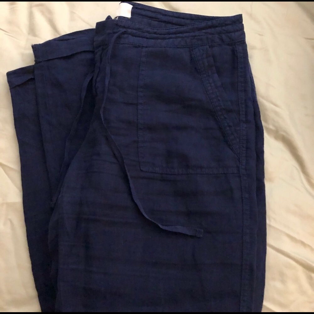 Joie Linen Cuff Pants Size 8